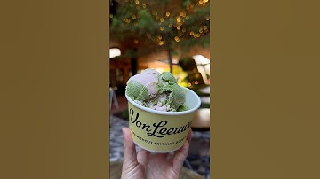 A merry matcha Christmas 🎄NEW Matcha Strawberry from Van Leeuwen Ice Cream #shorts #holidayonshorts