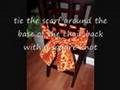 Holiday Chair Scarf Tutorial Holiday Chair Scarf Tutorial