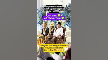 Gus IQDAM kondangan ke tetangga belakang rumah #gusiqdham #sabilutaubah #stnyel #shorts #kondangan