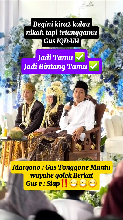 Gus IQDAM kondangan ke tetangga belakang rumah #gusiqdham #sabilutaubah #stnyel #shorts #kondangan
