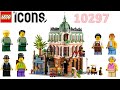 Lego icons 10297 boutique hotel speed build review