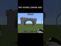 Easy medieval castle gate Minecraft #minecraft #shorts