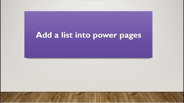 Add a list to power pages site || Add a list into power apps portal