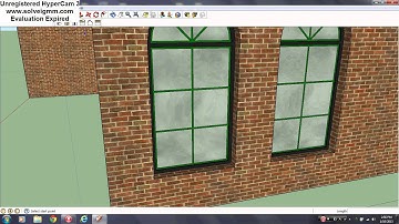 Sketchup Window Cut-out from Existing Window Tutorial