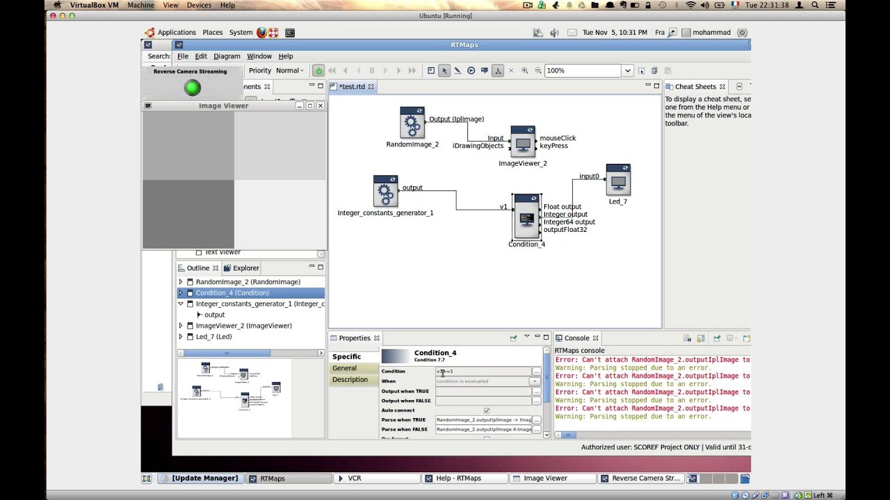 Rotmap RtMap Condition Component as switch - YouTube