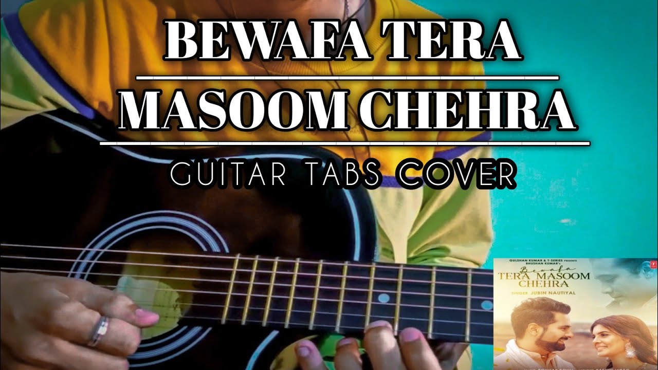Bewafa Tera Masoom Chehra Guitar Single String guitar jubinnautiyal guitarcover shorts
