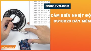 Cảm biến nhiệt độ DS18B20 dây mềm(HB6U) #Shorts