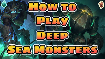 BEST DECK IN RUNETERRA!? | Legends of Runeterra Sea Monster Deck Guide | Maokai & Nautilus LoR Deck