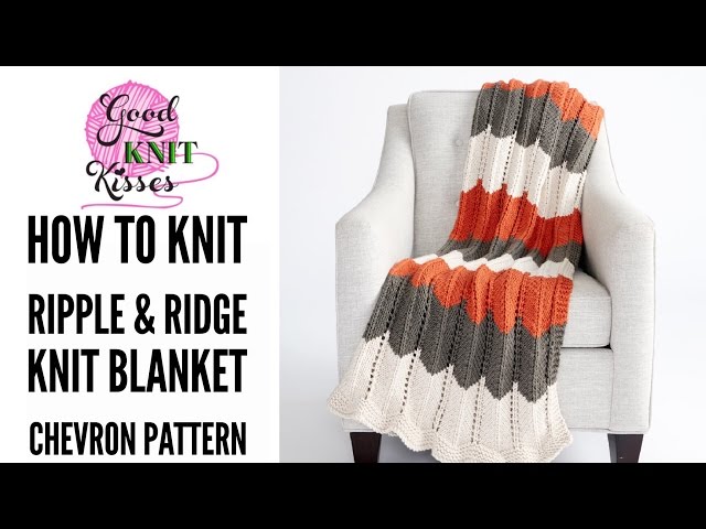 Loom Knit  Setup Chevron Stitch on different looms (Ripple and Ridge  Afghan) 