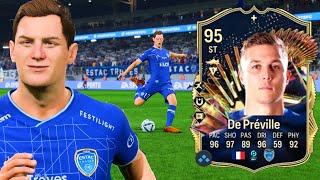 95 Ultimate TOTS Glow Up Evo De Preville Is THE META In EA FC 24!