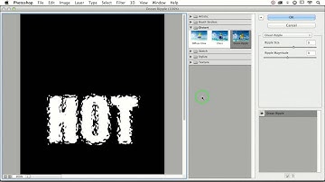 Ocean Ripple Text in Photoshop