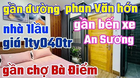 325 Bán Nhà Hóc Môn Gần Đường Phan Văn Hớn Gần Chợ Bà Điểm, Sát Đường Nguyễn Ảnh Thủ,Gần Trung Chánh