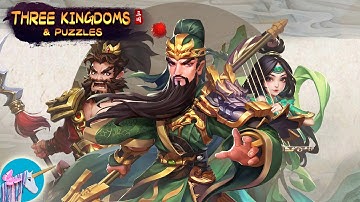 Three Kingdoms & Puzzles Match 3 RPG gameplay