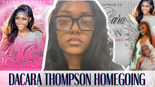 DaCara Thompson Funeral Service / Siblings & Others Speak About Who She Really Was! Private Burial