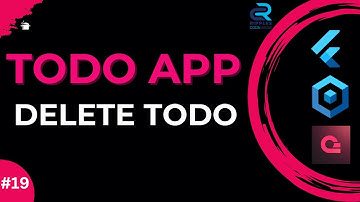 #19 || Delete Todo || Flutter Appwrite Todo App with Bloc
