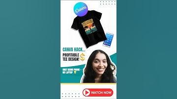 Create Profitable T-Shirt Designs with Canva (Make Money Online 2025)