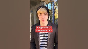 5 Signs Emo Is a Phase for You! #emo #scene #alternative #poppunk