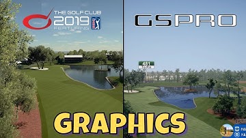 GSPro vs TGC 2019 - Direct Comparison (TPC Sawgrass)