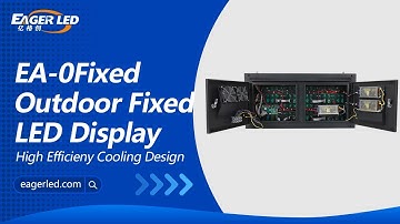 Outdoor Fixed Installation LED Display Rear Scrvice Fixed Installation 丨EagerLED LED Wall