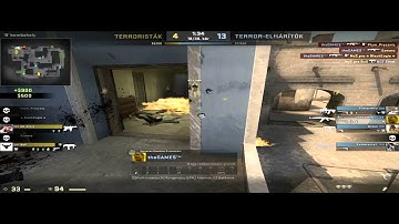 CSGO: Mirage MM - Defend B Plant 4K (1080p60)