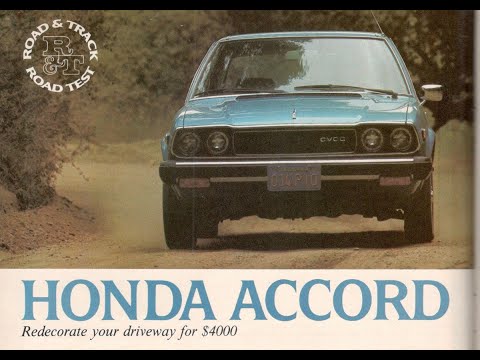 1979 Honda Accord Commercial