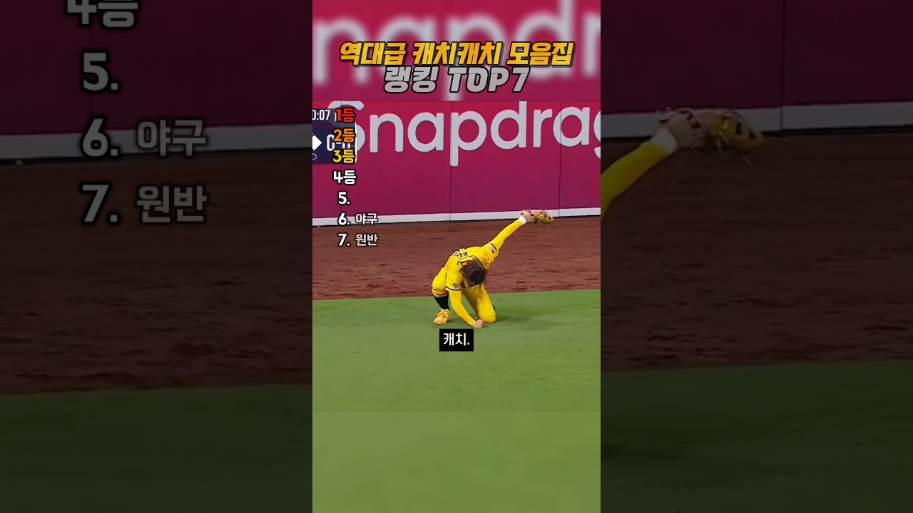 역대급 캐치캐치 모음집