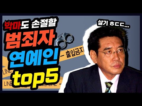 손절 연예인 top5