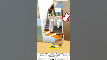 SECRET ROOM Build Hacks No One Knows (part 203) #sims4hacks #sims4ideas #sims4 #thesims4 #sims4build