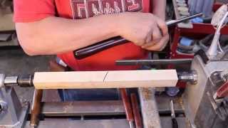 Turning a Tool Handle for a Turning Tool 1 of 2