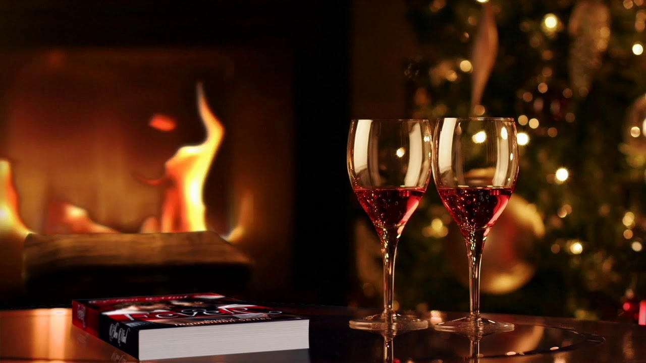 romance, romantic, fireplace, yule log, relaxing, christmas, holiday, roman...