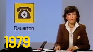 ZDF heute 19:00 Uhr mit Ulrike v. Möllendorff und Dr. Hans Haarländer (26.09.1979)