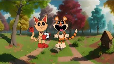 360° VR Smiling Critters cardboard voicelines animated "TIGGY TIGER"