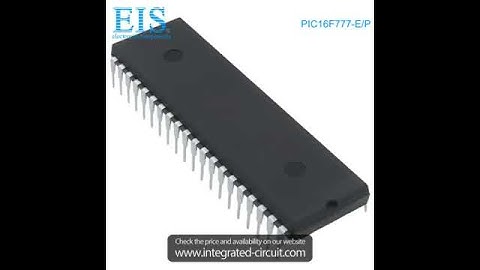 Sell PIC16F777-E/P of Microchip Technology