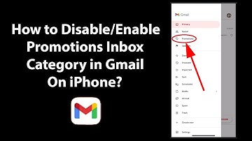 How to Disable/Enable Promotions Inbox Category in Gmail On iPhone?