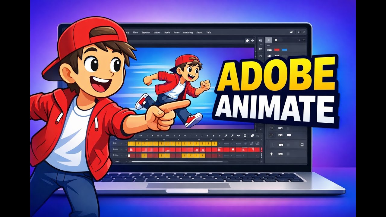 Tutorial Animasi Adobe Animate untuk Pemula | Cara Membuat Animasi 2D ...