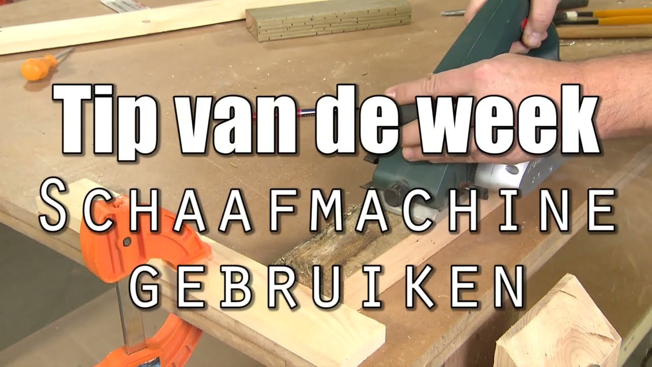 Hoe schaaf je zonder hout weg te kappen?