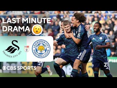 Swansea City vs. Leicester City: Extended Highlights | EFL Championship | CBS Sports Golazo