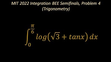 MIT 2022 Integration BEE Semifinals, Problem 4 (Trigonometry)