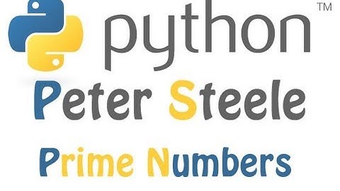 Prime Numbers Calculator Python