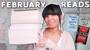 ALL THE BOOKS I READ THIS MONTH (february reading wrap up) *thrillers & romance*