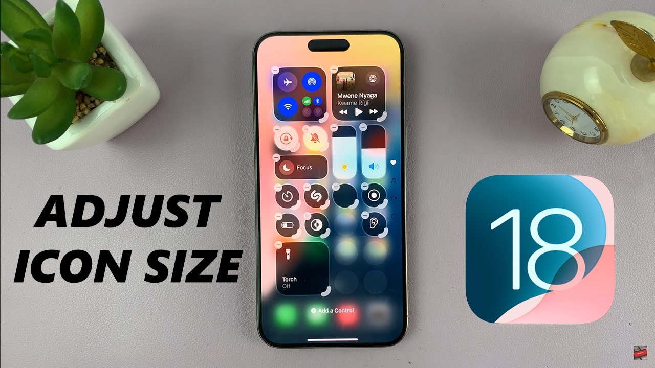 IOS 18 How To Adjust Control Center Icon Size On IPhone YouTube