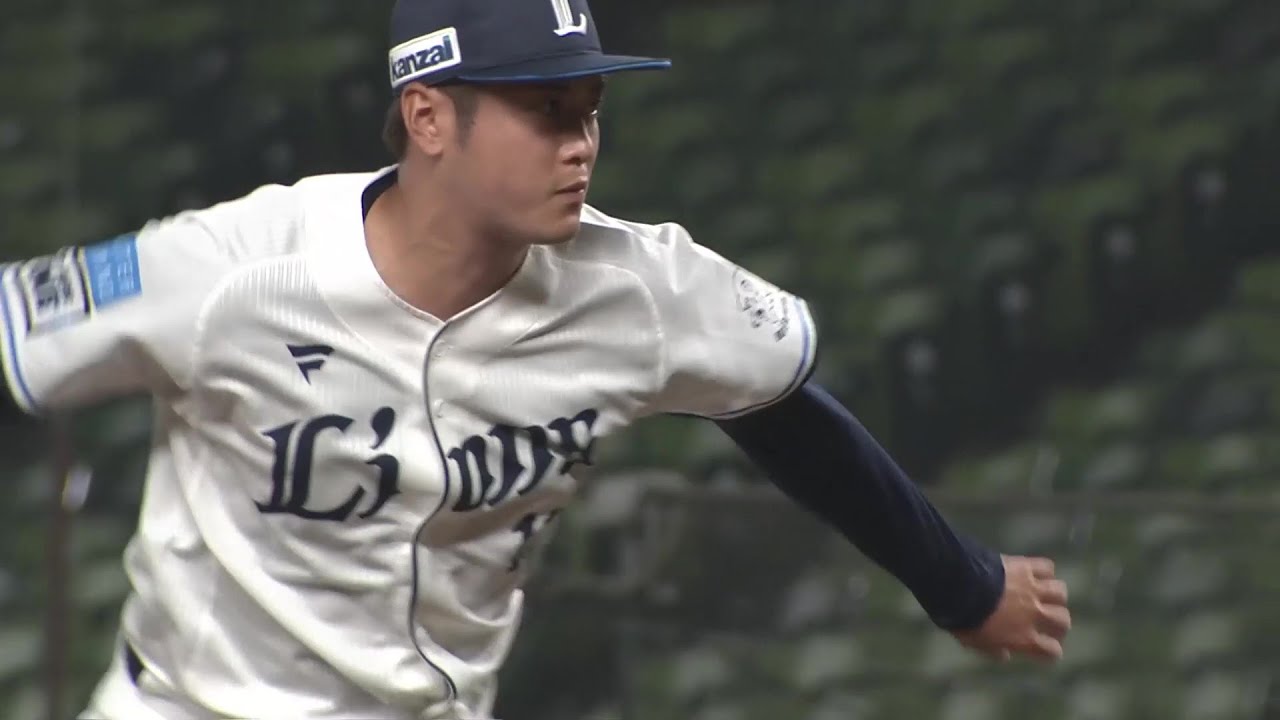 ファーム】2者連続三振!! ライオンズ・佐藤隼輔 この回を3者凡退に