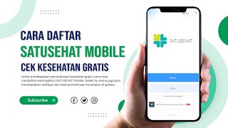 How to Register for the Latest SATUSEHAT Mobile 🔥 How to Register for the SatuSehat Mobile Applic...