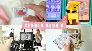 Studio Vlog #8 | PO Box Mail, Packing Orders &amp; Gudetama 🍳✏️📮