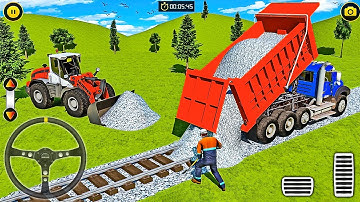 JCB Simulator: JCB Games 2025 - Railway Construction Simulator 3D - Android Gameplay