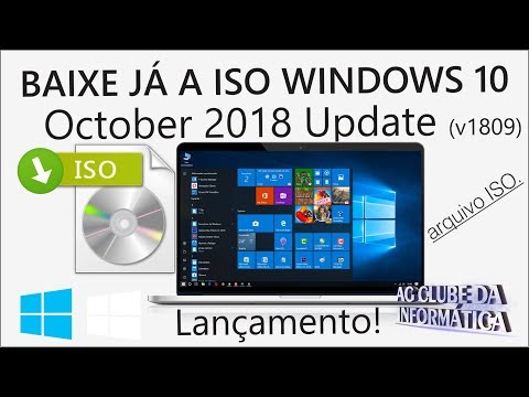 Windows 10 October 2018 Update (V1809) 32Bits e 64Bits- Original