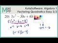 Factoring Trinomials Quiz