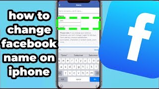 A super quick straight to the point guide on how change your fb name
through facebook app iphone. this works instantaneously and is proper
way ...