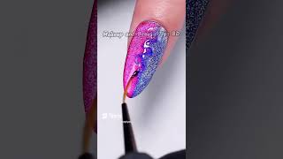 Pink and Blue Art work ? shorts youtubeshorts trending viralvideo nailpolish nailLook