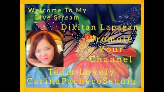 #80 Live Stream Promote your Chanel Meet New Friends Open Mic #carina